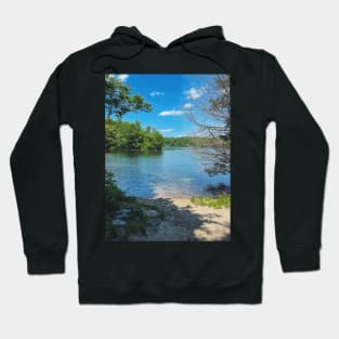 Rural Massachusetts Lake on a Summer Day Hoodie